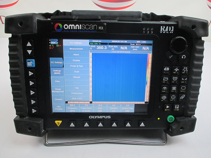 Olympus Omniscan MX ECA4-32 Phased Array Eddy Current Flaw Instrument ...