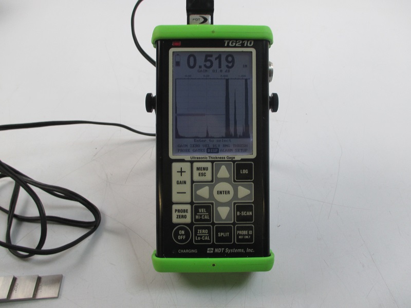 NDT Systems TG 210 Ultrasonic Thickness Gauge USNDT, Inc.