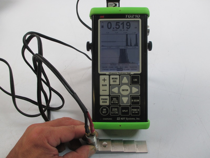 NDT Systems TG 210 Ultrasonic Thickness Gauge USNDT, Inc.