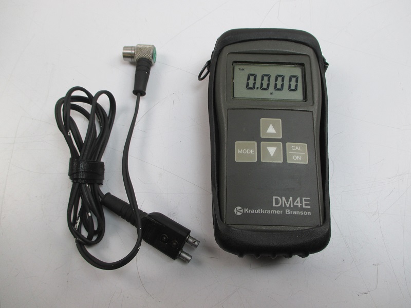 GE Inspections Krautkramer DM4E Ultrasonic Thickness Gauge USNDT, Inc.