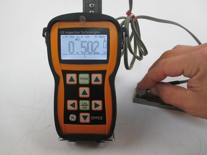 GE Inspections Technologies DM5E DL Ultrasonic Thickness Tester USNDT