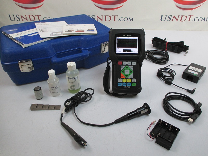 Olympus 38DL Plus Ultrasonic Thickness Gauge USNDT, Inc.