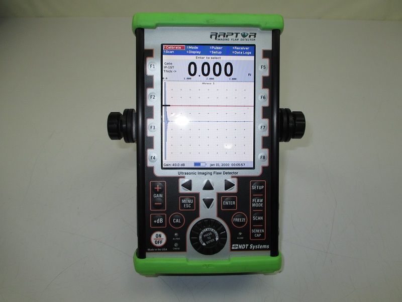 NDT Systems Raptor Ultrasonic Flaw Detector USNDT, Inc.